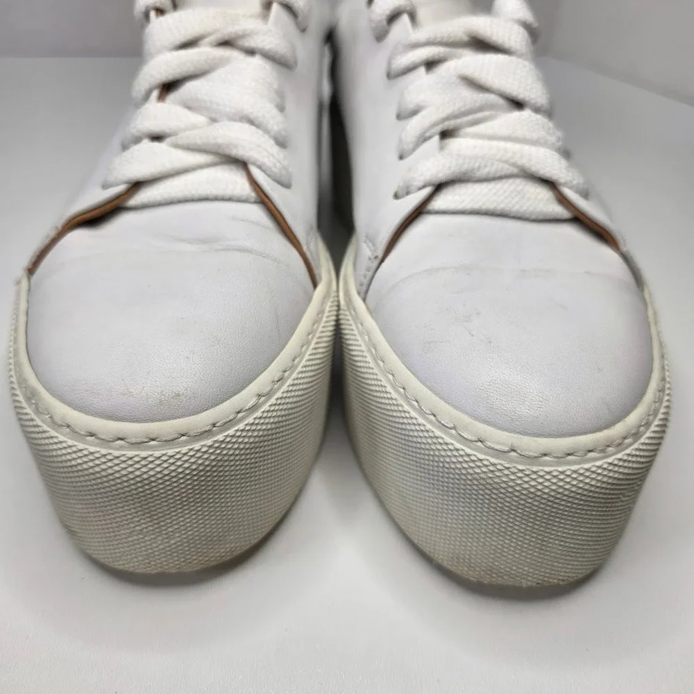 Acne Studios Women's Size 39 Drihanna White Leather Platform Sneakers Made Italy